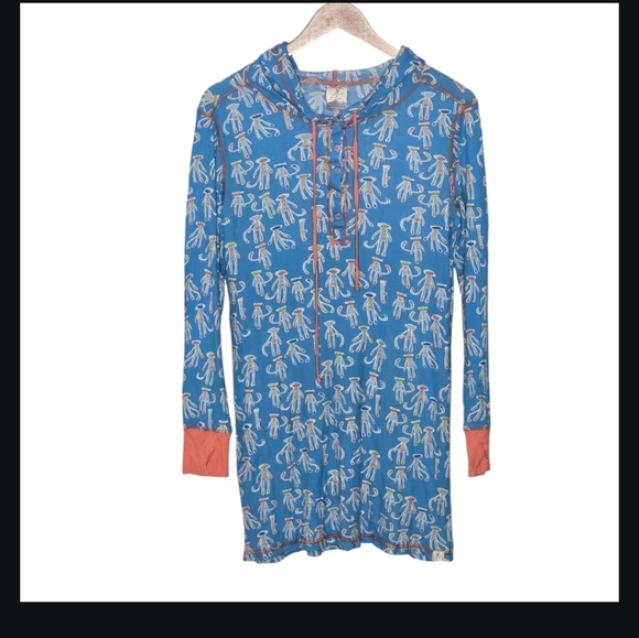 Munki Munki Hooded Pj Dress - Picture 2 of 6